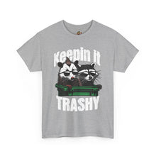 Load image into Gallery viewer, Keepin&#39; It Trashy Unisex Heavy Cotton Tee | Funny Graphic Shirt, Pet Lover Gift, Casual Wear, Unique Style, Animal Humor
