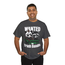 Load image into Gallery viewer, Wanted Trash Bandits Tee, Funny Graphic T-Shirt, Gift for Animal Lovers, Unique Dad Shirt, Comfy Everyday Wear

