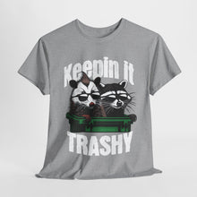 Load image into Gallery viewer, Keepin&#39; It Trashy Unisex Heavy Cotton Tee | Funny Graphic Shirt, Pet Lover Gift, Casual Wear, Unique Style, Animal Humor
