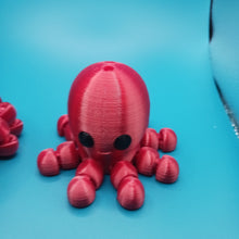 Load image into Gallery viewer, 3D Print Flexi, Articulated Baby Octopus / Christmas Stocking Stuffer

