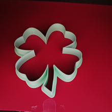 Load image into Gallery viewer, Luck of the Irish 4 Leaf Cover Cookie Cutter, Unique Cookie Cutter
