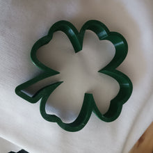 Load image into Gallery viewer, Luck of the Irish 4 Leaf Cover Cookie Cutter, Unique Cookie Cutter
