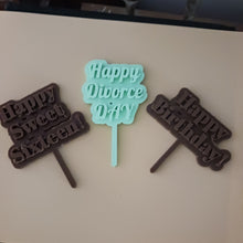 Load image into Gallery viewer, Cake Toppers for all type of Special days, Cupcakes, Birthday Cakes, Unique
