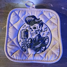 Load image into Gallery viewer, Unique Rockabilly Gift idea, Pot holder Kitchen Decor, Unique Gift Idea
