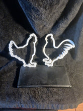 Load image into Gallery viewer, 3D Print of Rooster and Hen Cookie Cutters,

