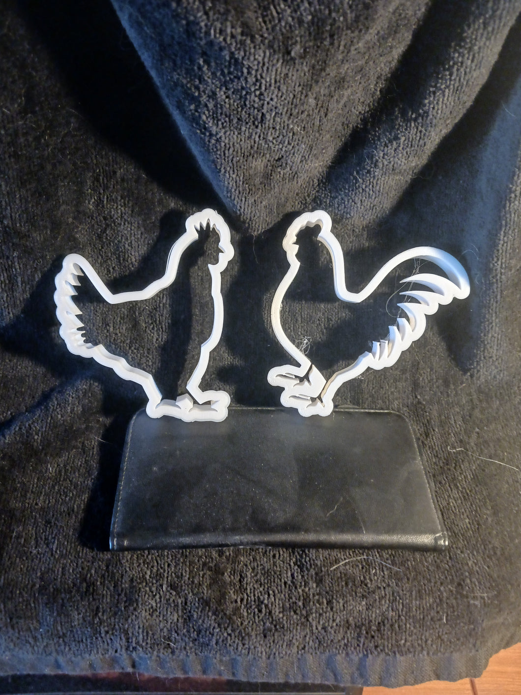 3D Print of Rooster and Hen Cookie Cutters,