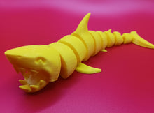 Load image into Gallery viewer, 3D Print, Articulated Shark, a captivating 3D print masterpiece, Shark Week

