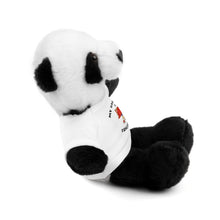 Load image into Gallery viewer, Great Gift for Infants a Stuffed Animals with Tee My Grandpa is a Firefighter
