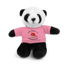 Load image into Gallery viewer, Gift for Infants a Stuffed Animals with Tee My Uncle is a Firefighter
