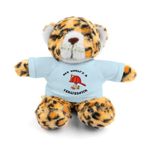Load image into Gallery viewer, Gift for Infants a Stuffed Animals with Tee My Uncle is a Firefighter
