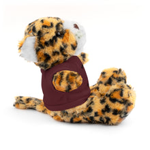Load image into Gallery viewer, Gift for Infants a Stuffed Animals with Tee My Dad&#39;s A Firefighter
