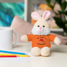 Load image into Gallery viewer, Gift for Infants a Stuffed Animals with Tee My Dad&#39;s A Firefighter
