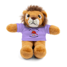 Load image into Gallery viewer, Great Gift for Infants a Stuffed Animals with Tee My Grandpa is a Firefighter

