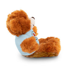 Load image into Gallery viewer, Gift for Infants a Stuffed Animals with Tee My Dad&#39;s A Firefighter
