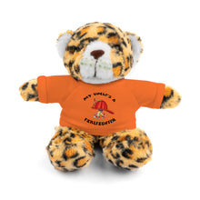 Load image into Gallery viewer, Gift for Infants a Stuffed Animals with Tee My Uncle is a Firefighter
