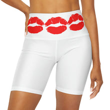 Load image into Gallery viewer, Valentine Gift, Kiss It, High Waisted Yoga Shorts
