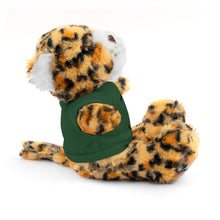 Load image into Gallery viewer, Gift for Infants a Stuffed Animals with Tee My Uncle is a Firefighter
