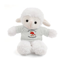 Load image into Gallery viewer, Gift for Infants a Stuffed Animals with Tee My Uncle is a Firefighter
