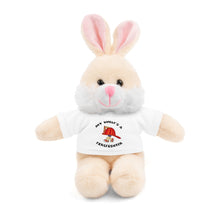 Load image into Gallery viewer, Gift for Infants a Stuffed Animals with Tee My Uncle is a Firefighter
