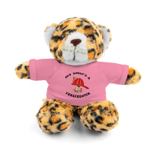 Load image into Gallery viewer, Gift for Infants a Stuffed Animals with Tee My Uncle is a Firefighter
