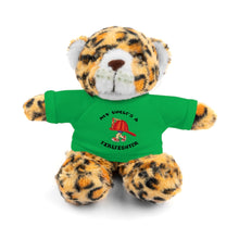Load image into Gallery viewer, Gift for Infants a Stuffed Animals with Tee My Uncle is a Firefighter
