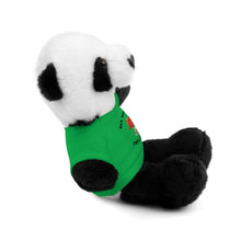 Load image into Gallery viewer, Gift for Infants a Stuffed Animals with Tee My Uncle is a Firefighter
