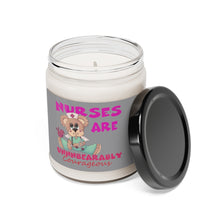 Load image into Gallery viewer, Support Your Nurse , Nurses are unnnBearable Courageous Scented Soy Candle, 9oz
