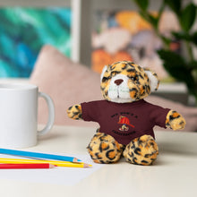 Load image into Gallery viewer, Gift for Infants a Stuffed Animals with Tee My Dad&#39;s A Firefighter
