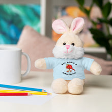 Load image into Gallery viewer, Gift for Infants a Stuffed Animals with Tee My Dad&#39;s A Firefighter
