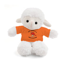 Load image into Gallery viewer, Gift for Infants a Stuffed Animals with Tee My Uncle is a Firefighter
