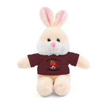 Load image into Gallery viewer, Gift for Infants a Stuffed Animals with Tee My Dad&#39;s A Firefighter
