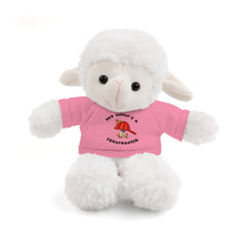 Load image into Gallery viewer, Gift for Infants a Stuffed Animals with Tee My Uncle is a Firefighter
