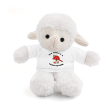 Load image into Gallery viewer, Gift for Infants a Stuffed Animals with Tee My Uncle is a Firefighter
