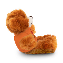 Load image into Gallery viewer, Gift for Infants a Stuffed Animals with Tee My Dad&#39;s A Firefighter
