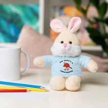 Load image into Gallery viewer, Gift for Infants a Stuffed Animals with Tee My Uncle is a Firefighter

