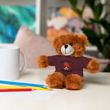 Load image into Gallery viewer, Gift for Infants a Stuffed Animals with Tee My Dad&#39;s A Firefighter
