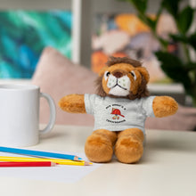 Load image into Gallery viewer, Gift for Infants a Stuffed Animals with Tee My Uncle is a Firefighter
