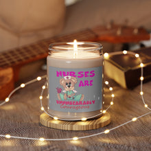 Load image into Gallery viewer, Support Your Nurse , Nurses are unnnBearable Courageous Scented Soy Candle, 9oz
