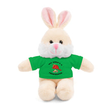Load image into Gallery viewer, Gift for Infants a Stuffed Animals with Tee My Uncle is a Firefighter
