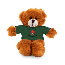 Load image into Gallery viewer, Gift for Infants a Stuffed Animals with Tee My Dad&#39;s A Firefighter
